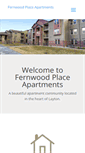 Mobile Screenshot of fernwoodplaceapartments.com